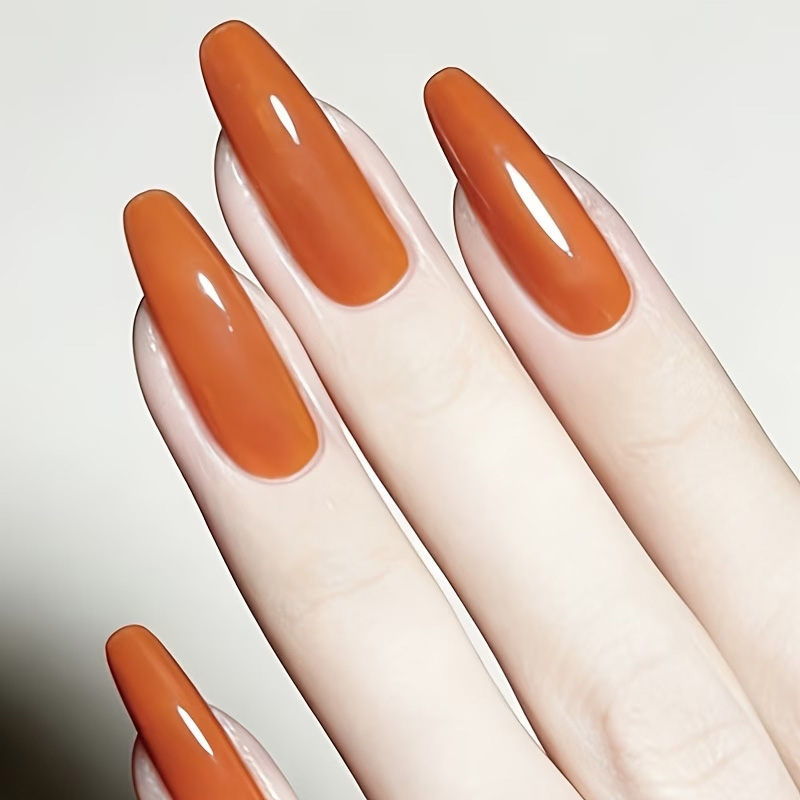 Caramel Orange Nail Strengthen - đánh giá và giá Nail Art Orange