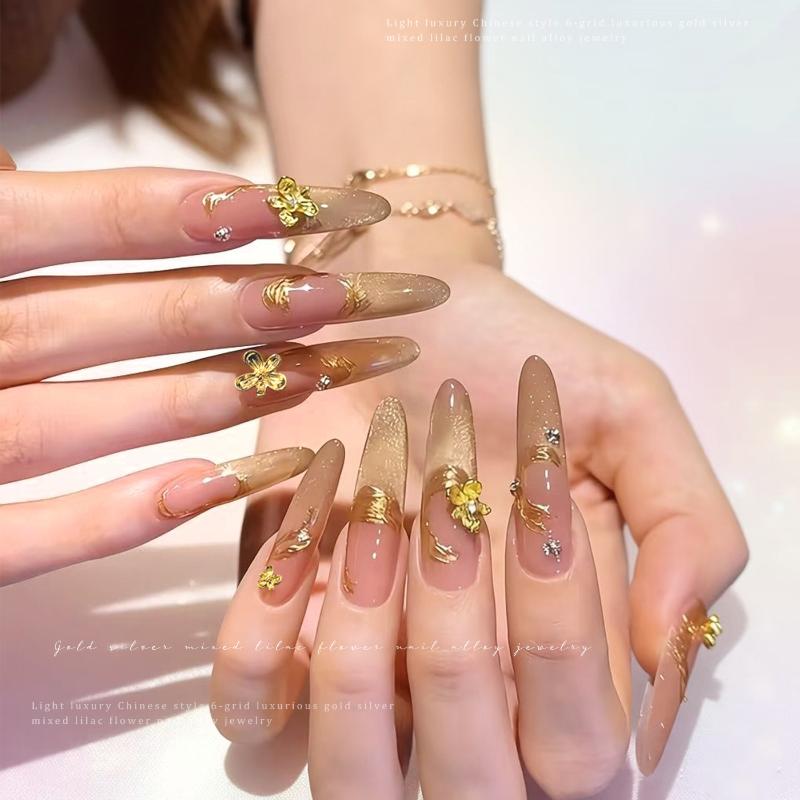 3D Alloy Nail Art Decorations  - đánh giá và giá Nail Art Lilac