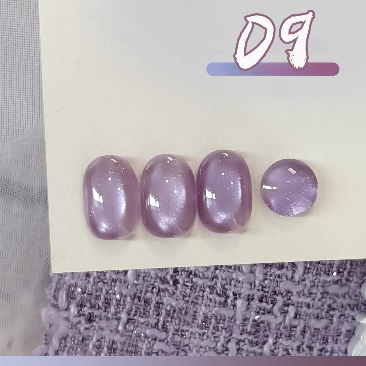 SHAKA 1pcs Ice Transparent Whi - đánh giá và giá Nail Art Lilac