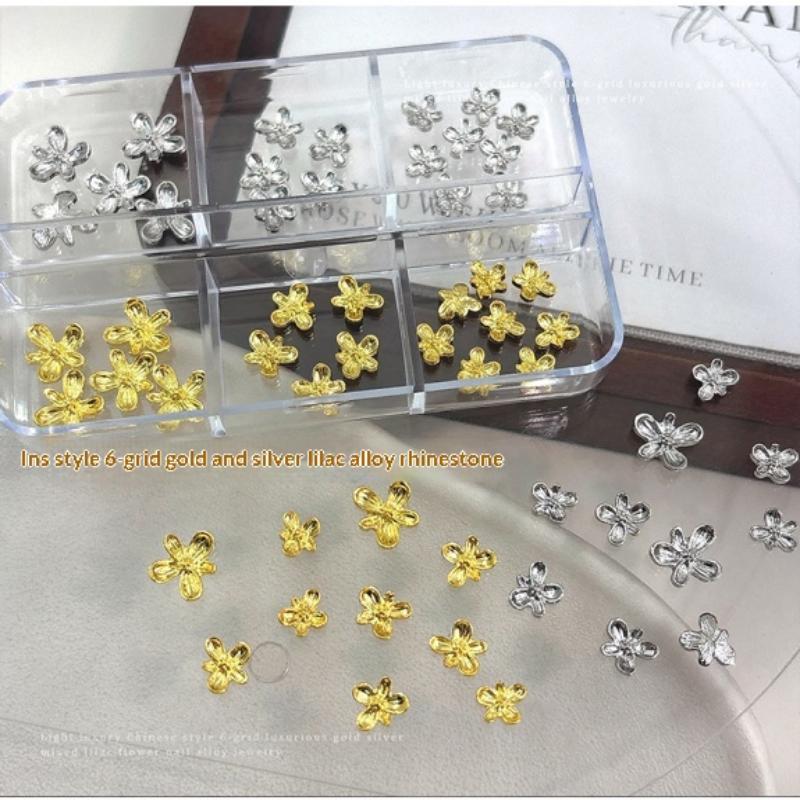 3D Alloy Nail Art Decorations  - đánh giá và giá Nail Art Lilac