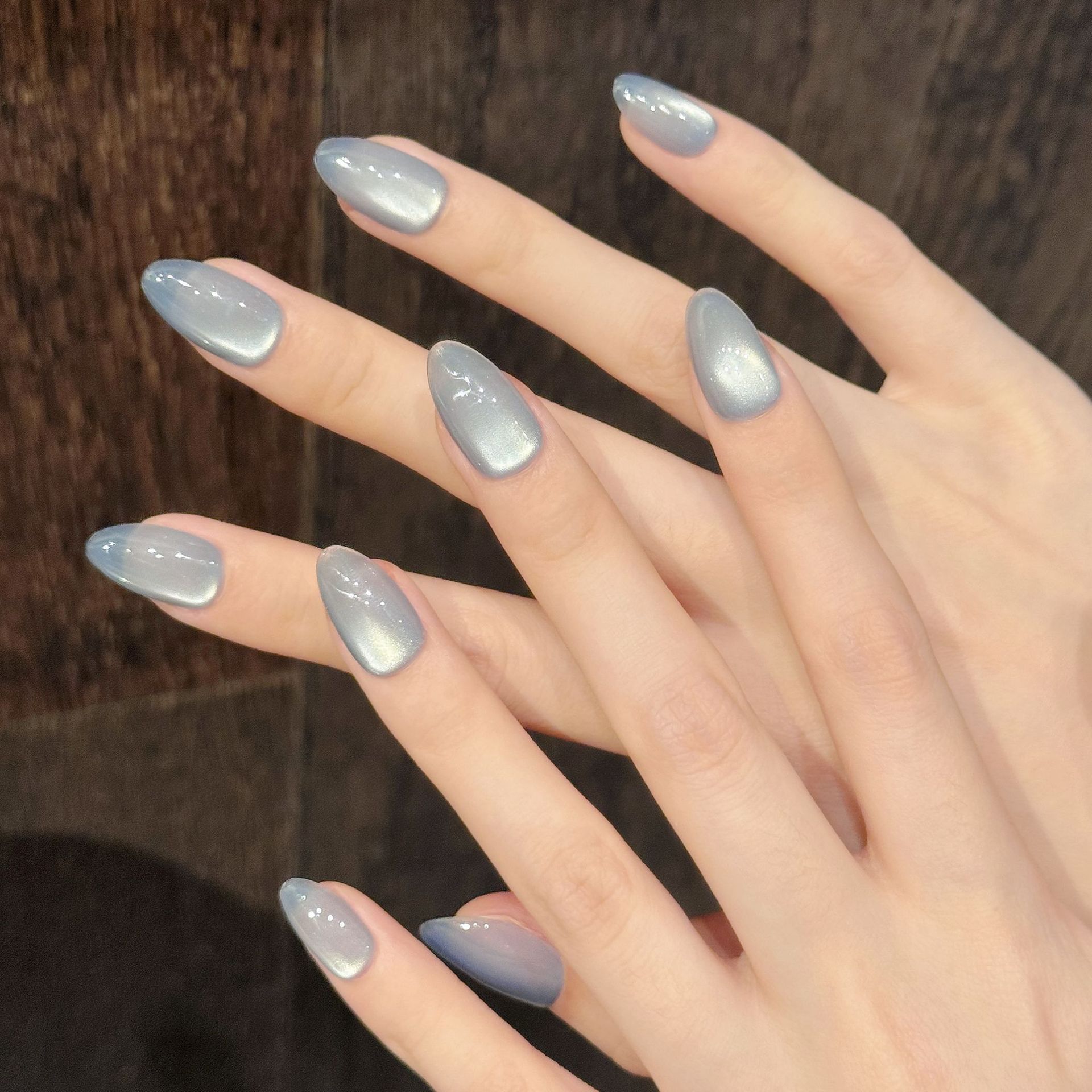 10Pcs Blue Cat Eye French Shor - đánh giá và giá Nail Art Eye Cat