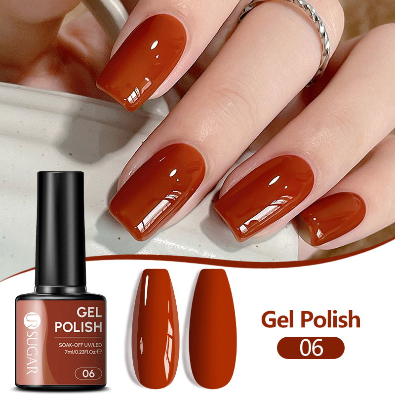 UR SUGAR 1/6pcs Pumpkin Orange - đánh giá và giá Nail Art Orange