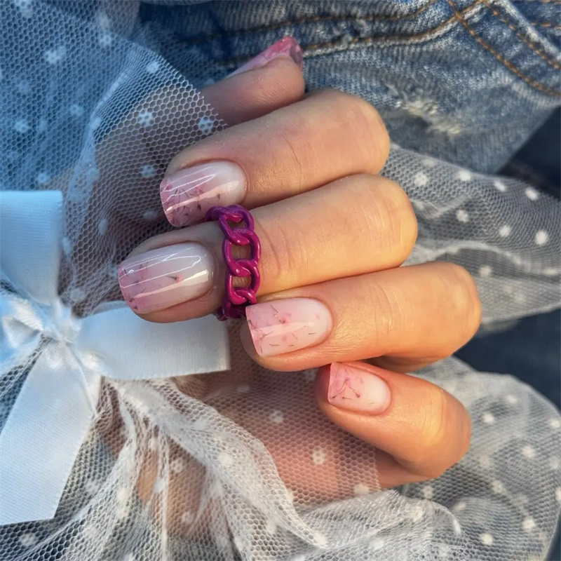 Mtssii Dried Flower Gel Nail P - đánh giá và giá Nail Art Orange