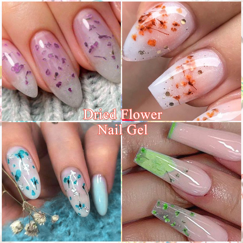 Mtssii Dried Flower Gel Nail P - đánh giá và giá Nail Art Orange