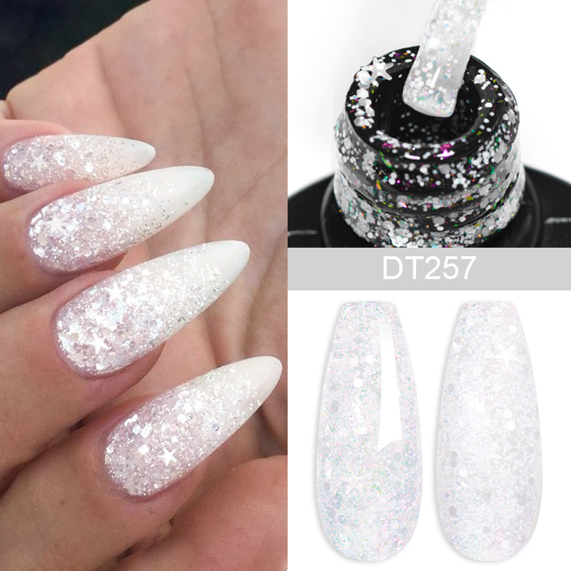 MEET ACROSS 7ml Snowflakes Seq - đánh giá và giá Nail Art Orange