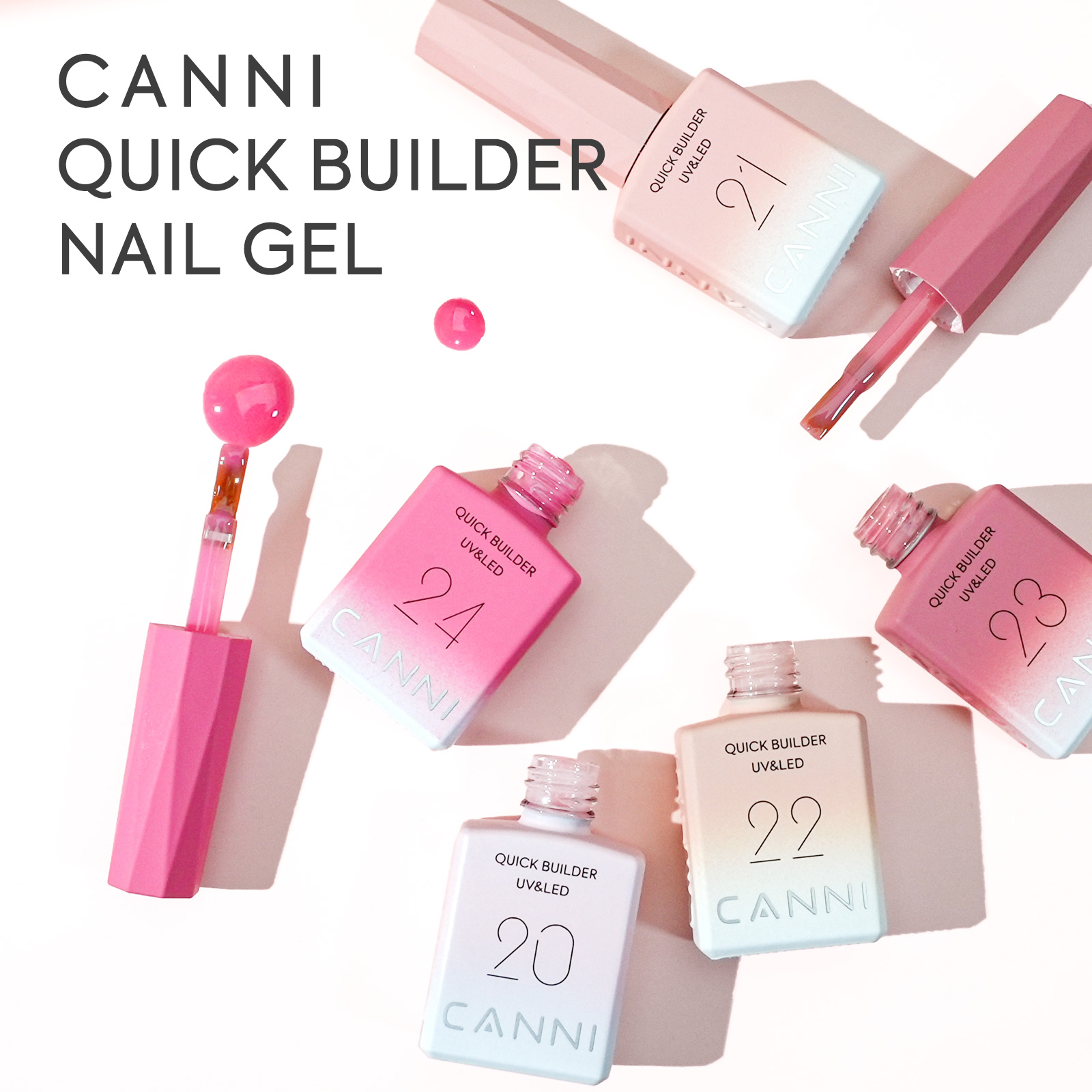 CANNI Nail Gel Polish HEMA/TPO - đánh giá và giá Nail Art Orange
