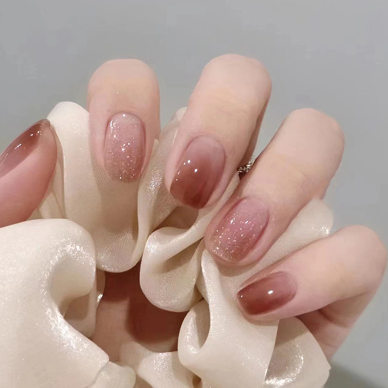 24pcs Bright Pink Gradient Col - đánh giá và giá Nail Art Wedding