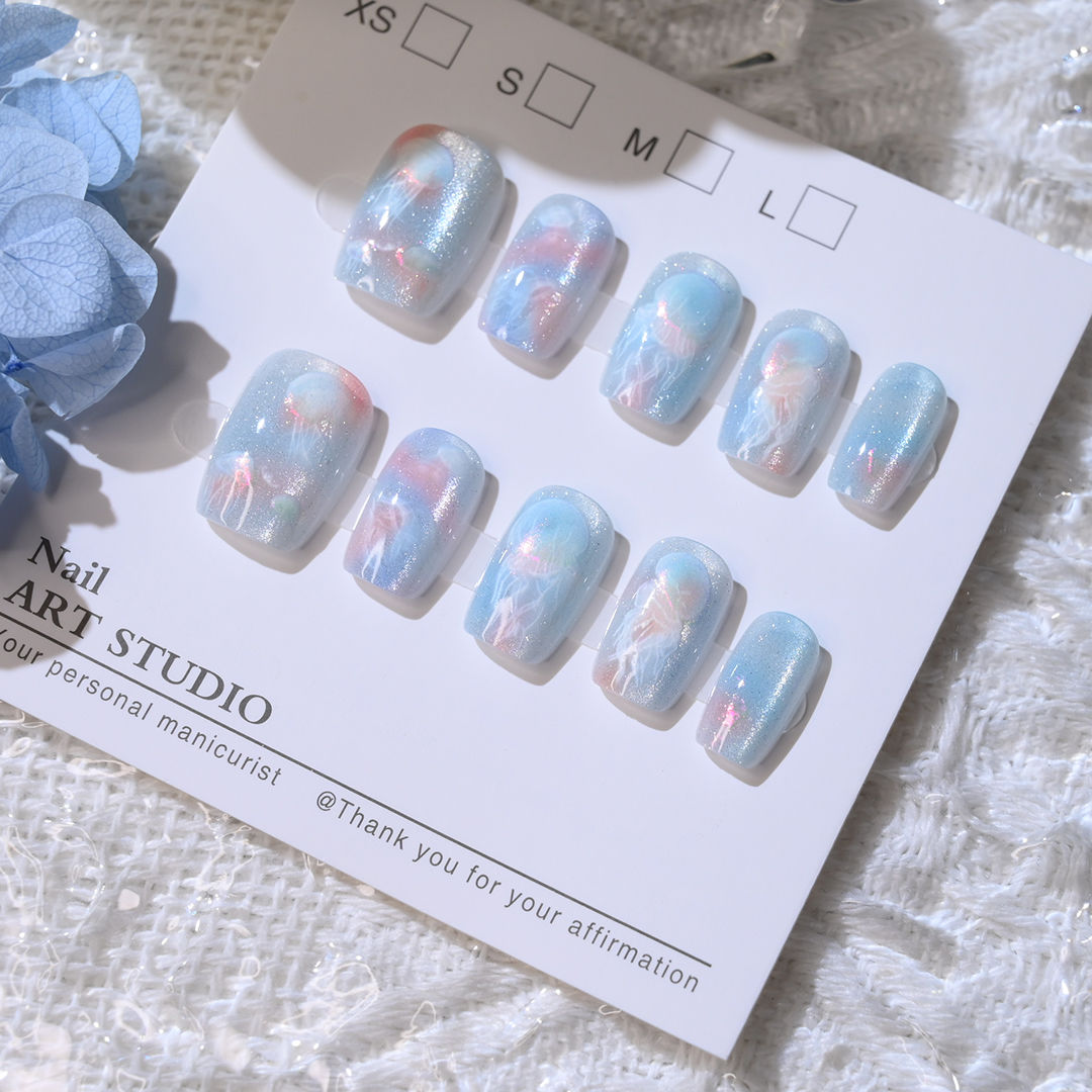 10 Pcs Women Girls Dreamy Fish - đánh giá và giá Nail Art Eye Cat