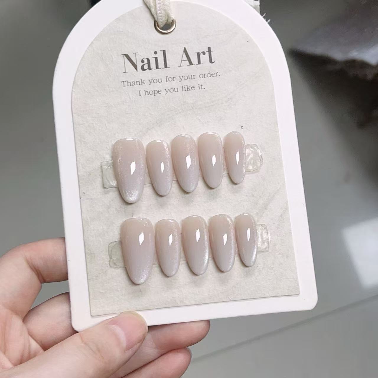 10pcs Solid Color Handmade Pre - đánh giá và giá Nail Art Eye Cat