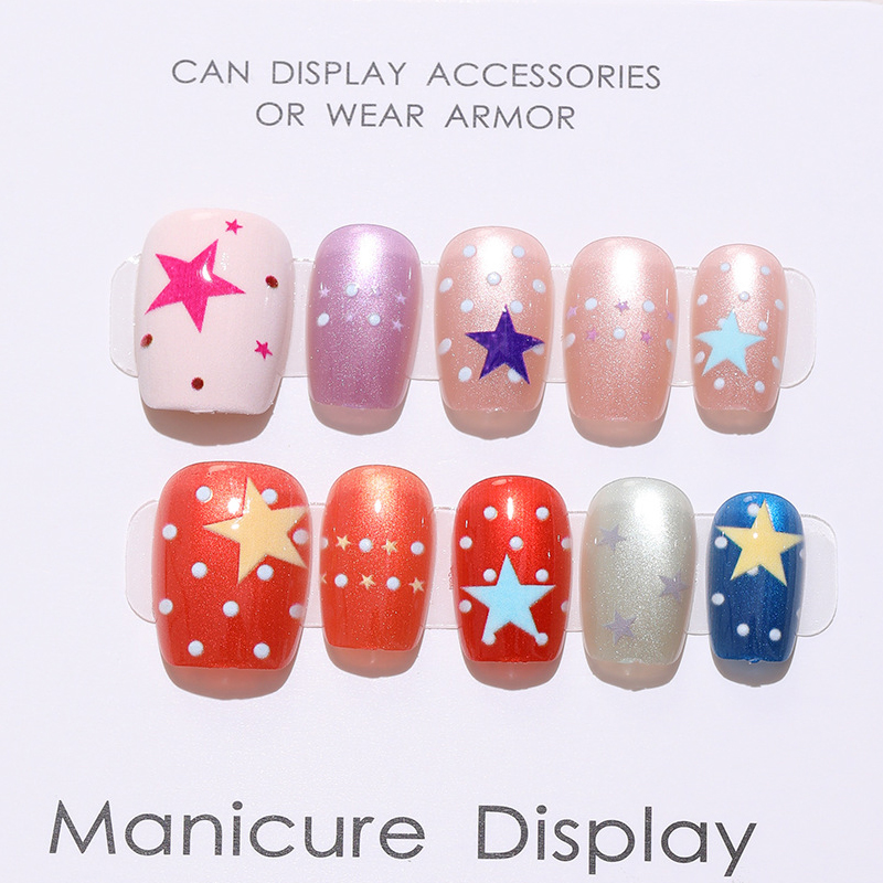 10Pcs Korean Style Women and G - đánh giá và giá Nail Art Eye Cat