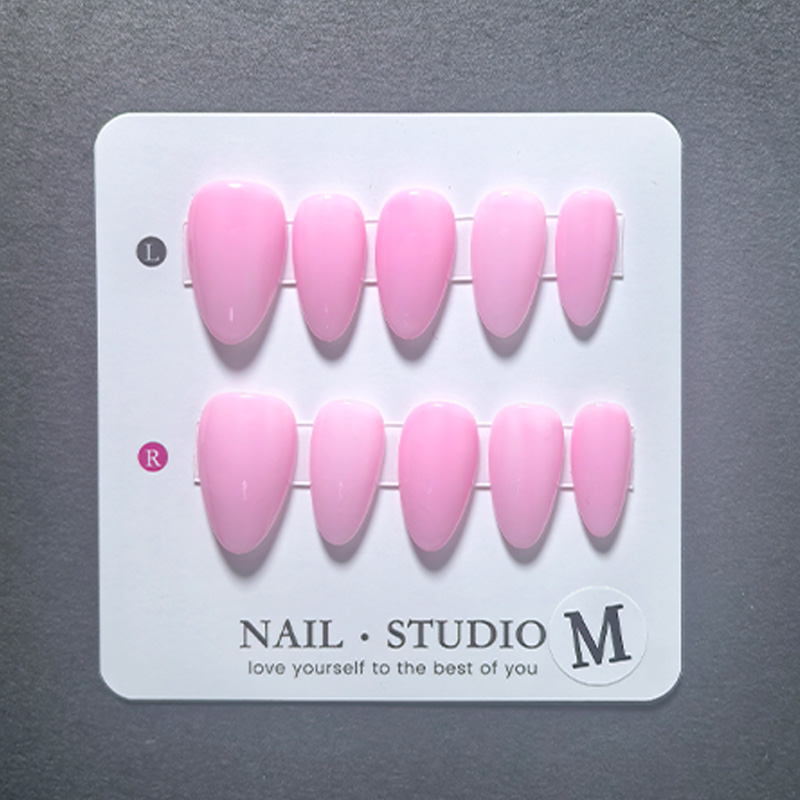 10pcs Almond Press on Nails Ha - đánh giá và giá Nail Art Orange