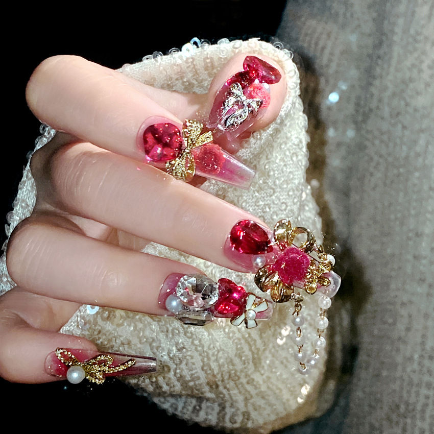 24pcs New Year Heavy Metal Pre - đánh giá và giá Nail Art Wedding