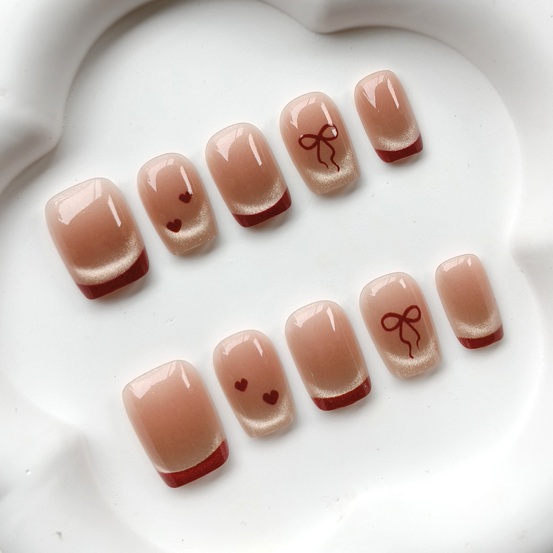 10Pcs French Style Cute Sweeth - đánh giá và giá Nail Art Eye Cat