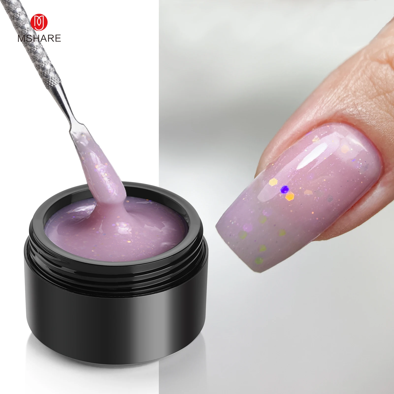 MSHARE Tím Hoa Cà Người Xây Dự - đánh giá và giá Nail Art Lilac