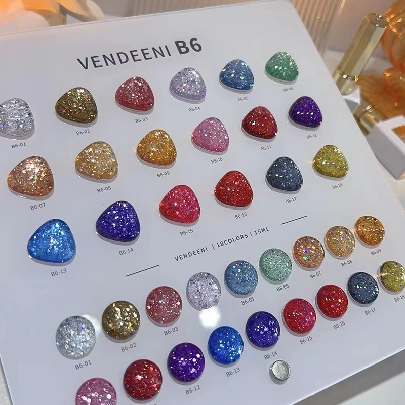 VENDEENI 18 Colors 12 Color Gl - đánh giá và giá Nail Art Eye Cat
